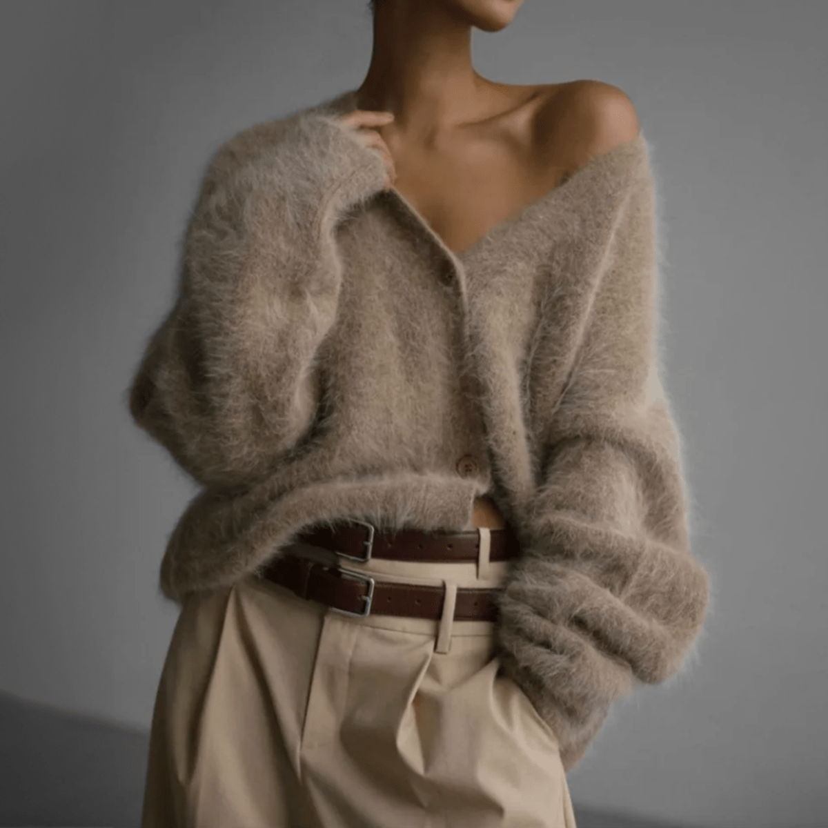 Luxurious Cashmere Cardigan For Women