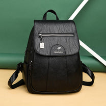 Luxurious Leather Women&#39;s Backpack