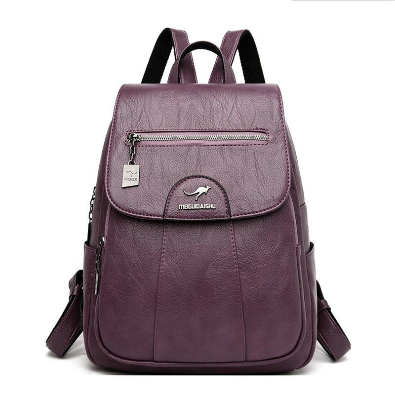 Luxurious Leather Women&#39;s Backpack
