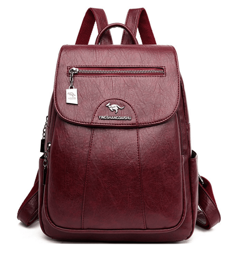 Luxurious Leather Women&#39;s Backpack