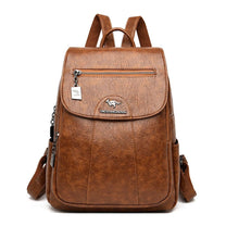 Luxurious Leather Women&#39;s Backpack