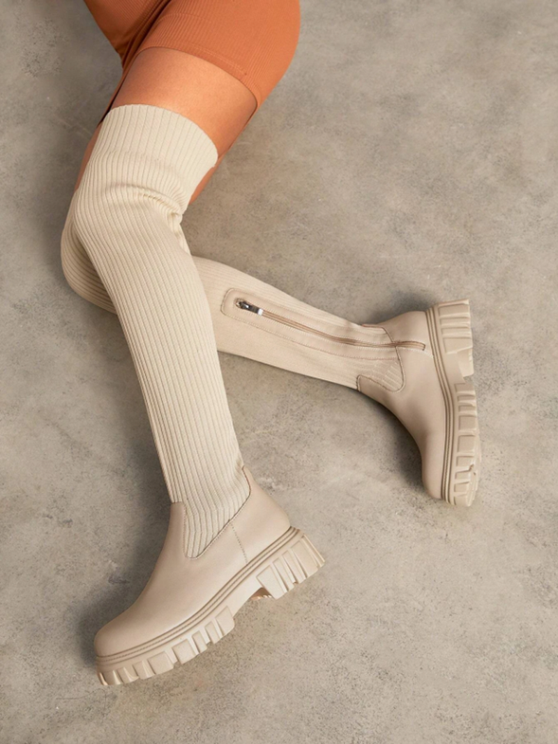 Luxurious Over-The-Knee Boots With Memory Foam Comfort