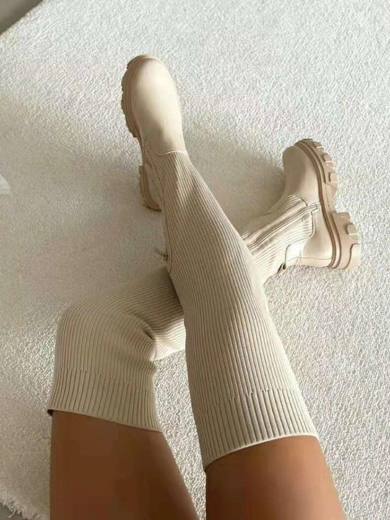 Luxurious Over-The-Knee Boots With Memory Foam Comfort