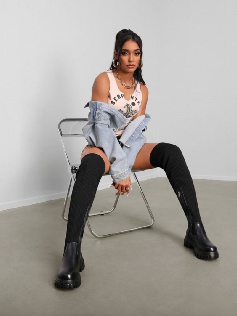 Luxurious Over-The-Knee Boots With Memory Foam Comfort