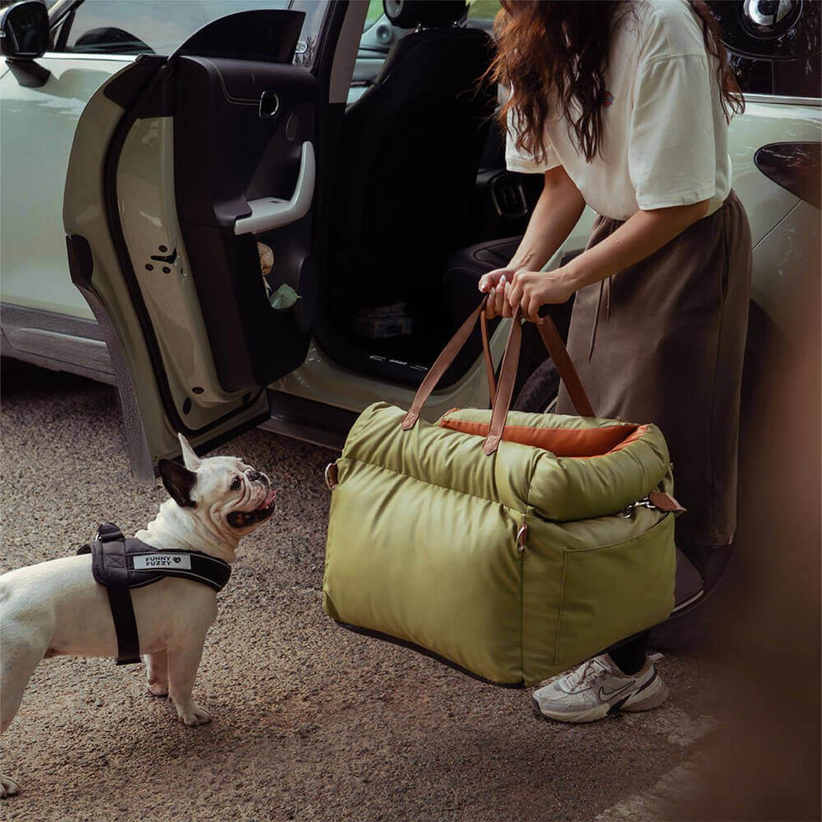 Luxury Dog Car Seat With Safety Belt