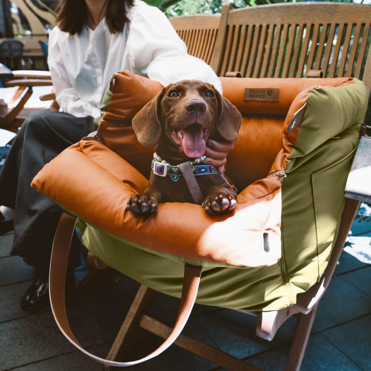 Luxury Dog Car Seat With Safety Belt