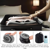 Memory Foam Travel Neck Pillow With Chin Support - Buy 1 Get 1 Free