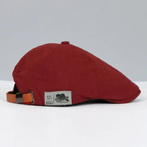 Men&#39;s Adjustable Wool Blend Beret - Multiple Colors, Timeless Design