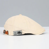 Men&#39;s Adjustable Wool Blend Beret - Multiple Colors, Timeless Design