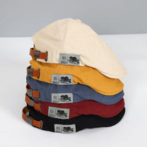Men&#39;s Adjustable Wool Blend Beret - Multiple Colors, Timeless Design