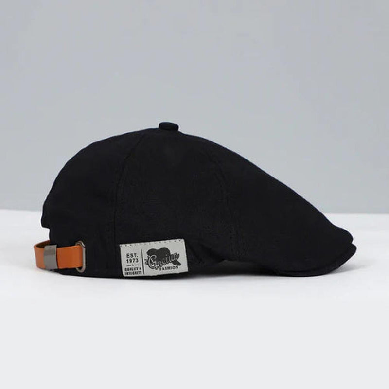 Men&#39;s Adjustable Wool Blend Beret - Multiple Colors, Timeless Design