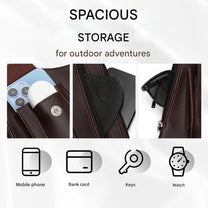 Men&#39;s Anti-Theft Crossbody Bag With Hidden Compartments