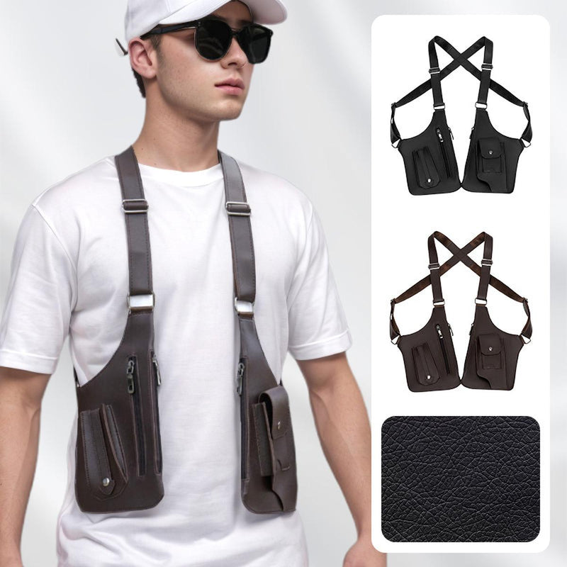 Men&#39;s Anti-Theft Crossbody Bag With Hidden Compartments