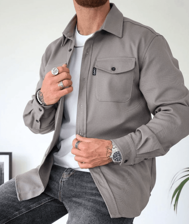 Men&#39;s Autumn Shirt - Classic Design, Premium Materials, Versatile Wear