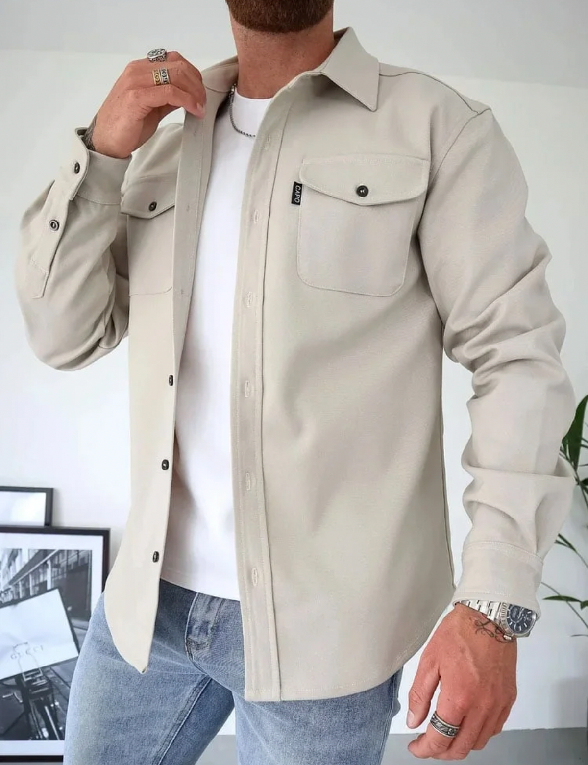 Men&#39;s Autumn Shirt - Classic Design, Premium Materials, Versatile Wear