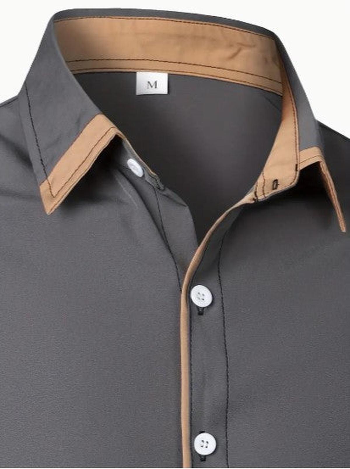 Men&#39;s Breathable Long Sleeve Casual Shirt
