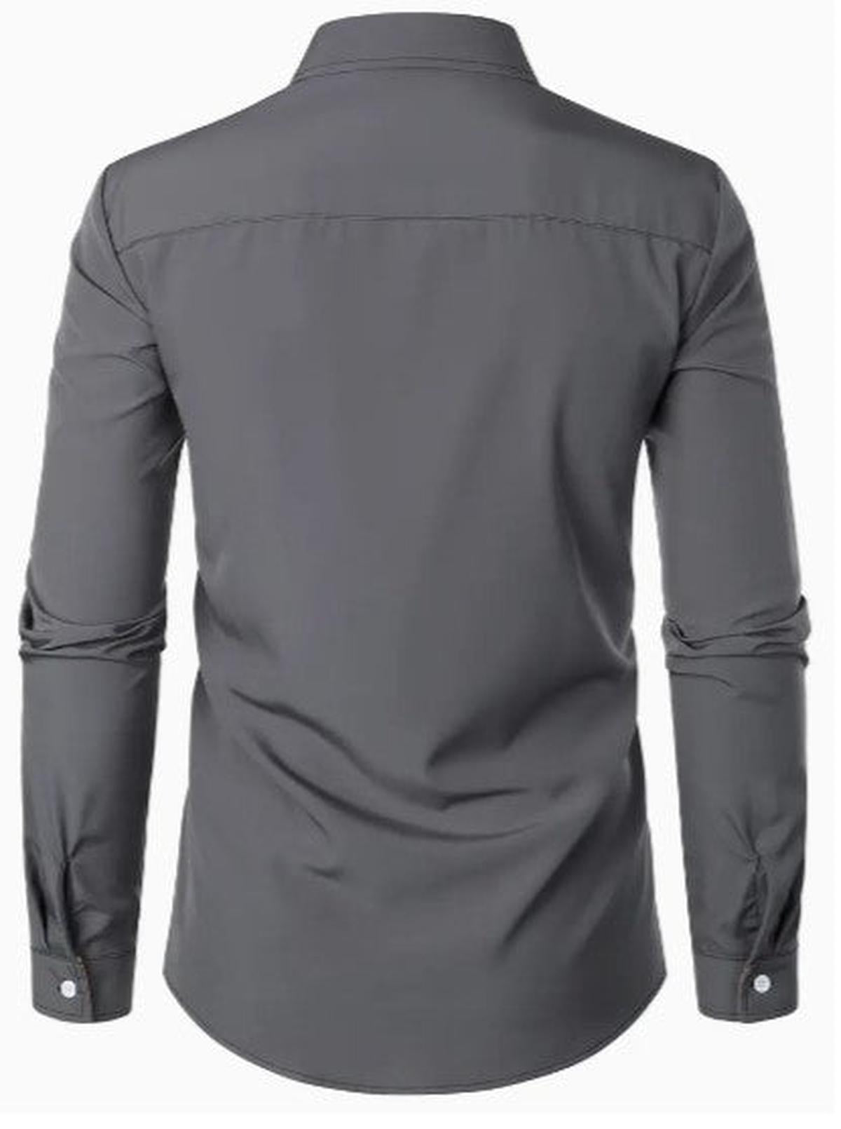 Men&#39;s Breathable Long Sleeve Casual Shirt