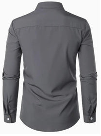 Men&#39;s Breathable Long Sleeve Casual Shirt
