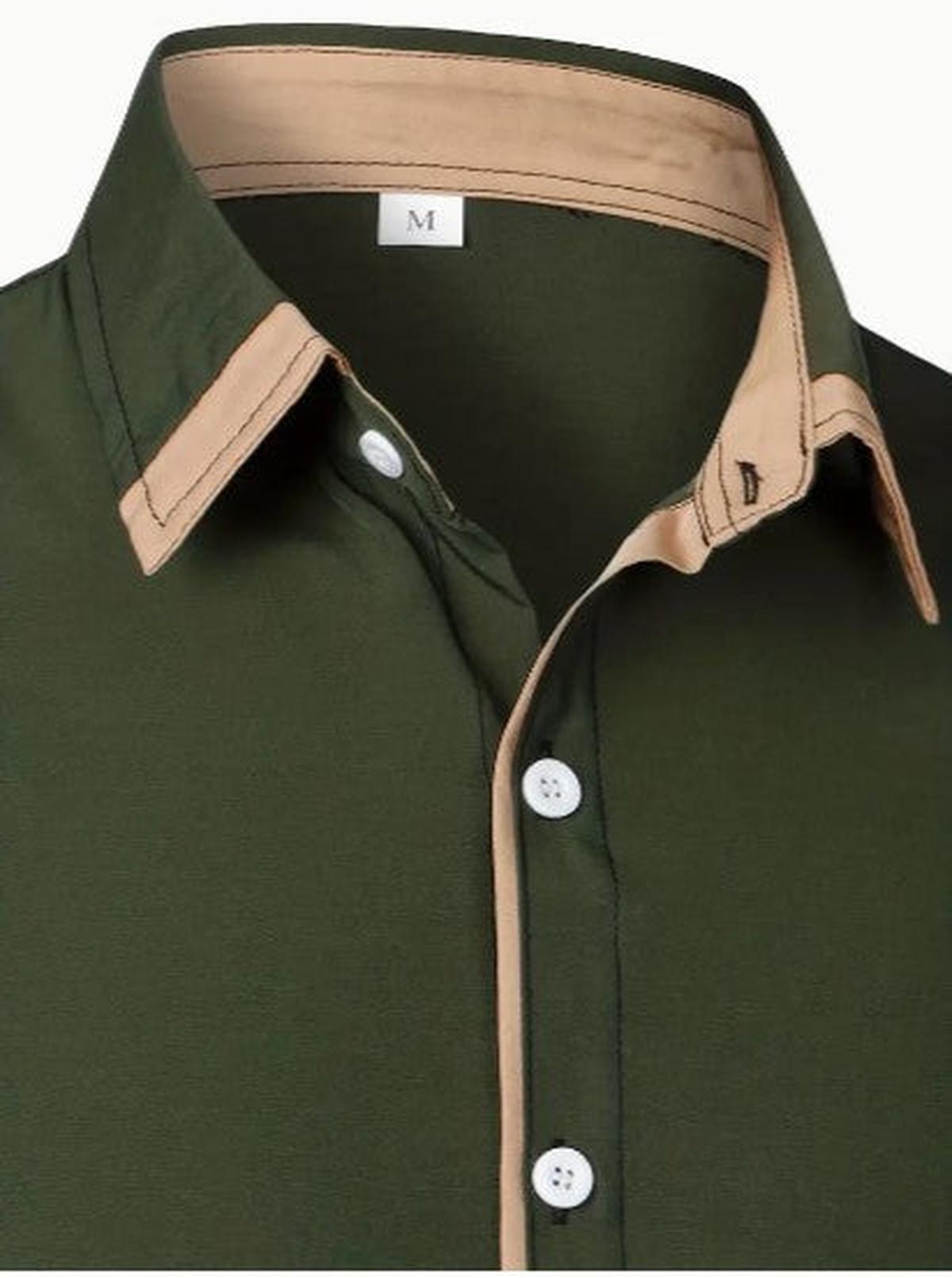 Men&#39;s Breathable Long Sleeve Casual Shirt