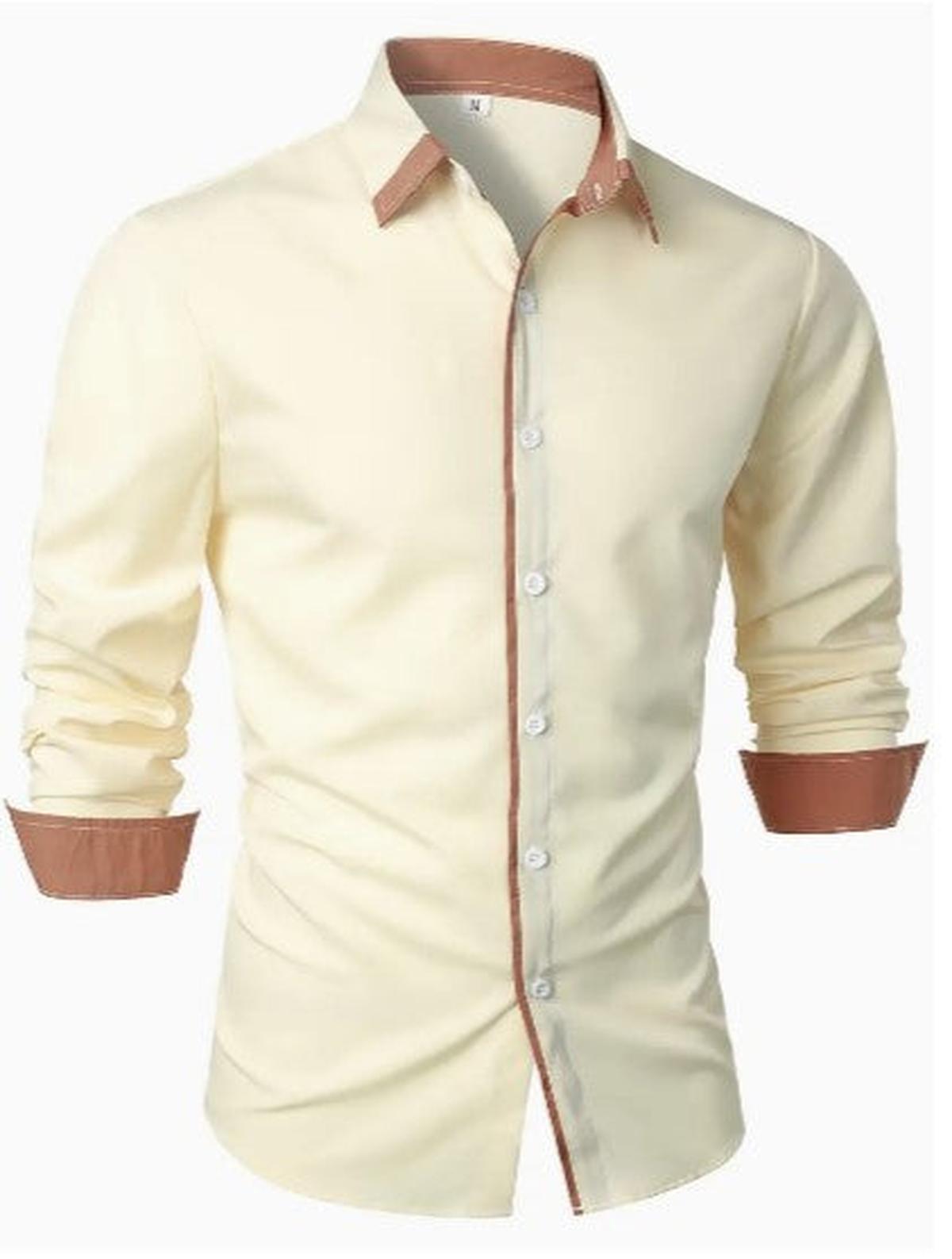 Men&#39;s Breathable Long Sleeve Casual Shirt