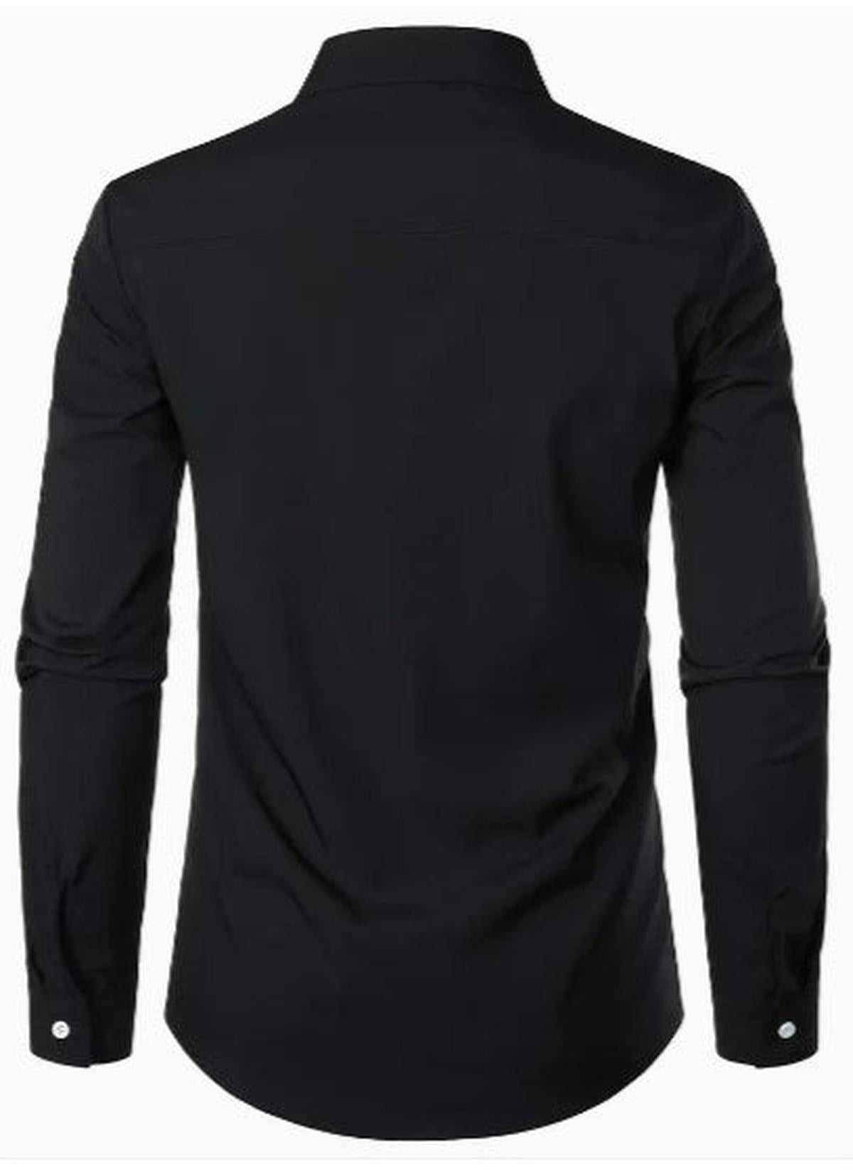 Men&#39;s Breathable Long Sleeve Casual Shirt