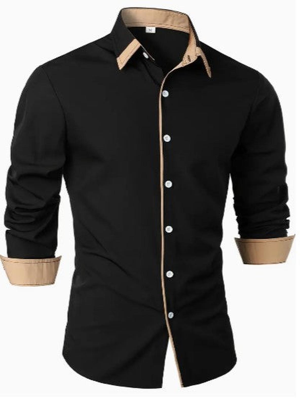 Men&#39;s Breathable Long Sleeve Casual Shirt