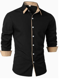 Men&#39;s Breathable Long Sleeve Casual Shirt