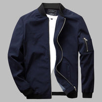 Men&#39;s Breathable Summer Jacket With Zipper And Pockets