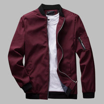 Men&#39;s Breathable Summer Jacket With Zipper And Pockets