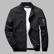 Men&#39;s Breathable Summer Jacket With Zipper And Pockets
