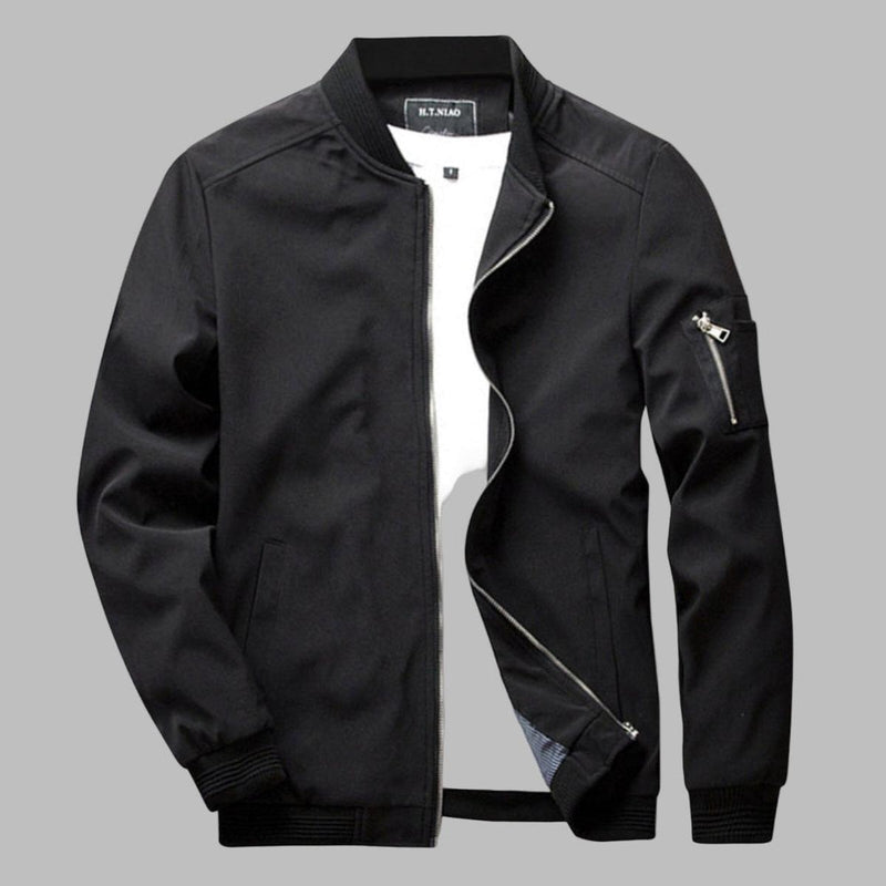 Men&#39;s Breathable Summer Jacket With Zipper And Pockets