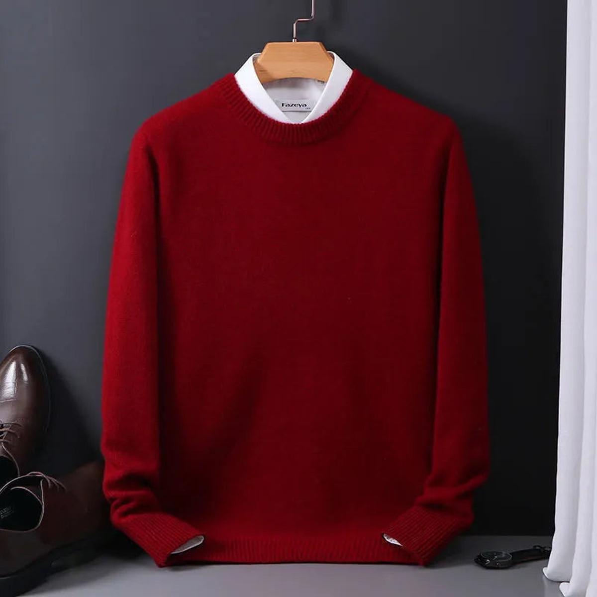 Men&#39;s Cashmere Sweater - Timeless Design, Premium Quality