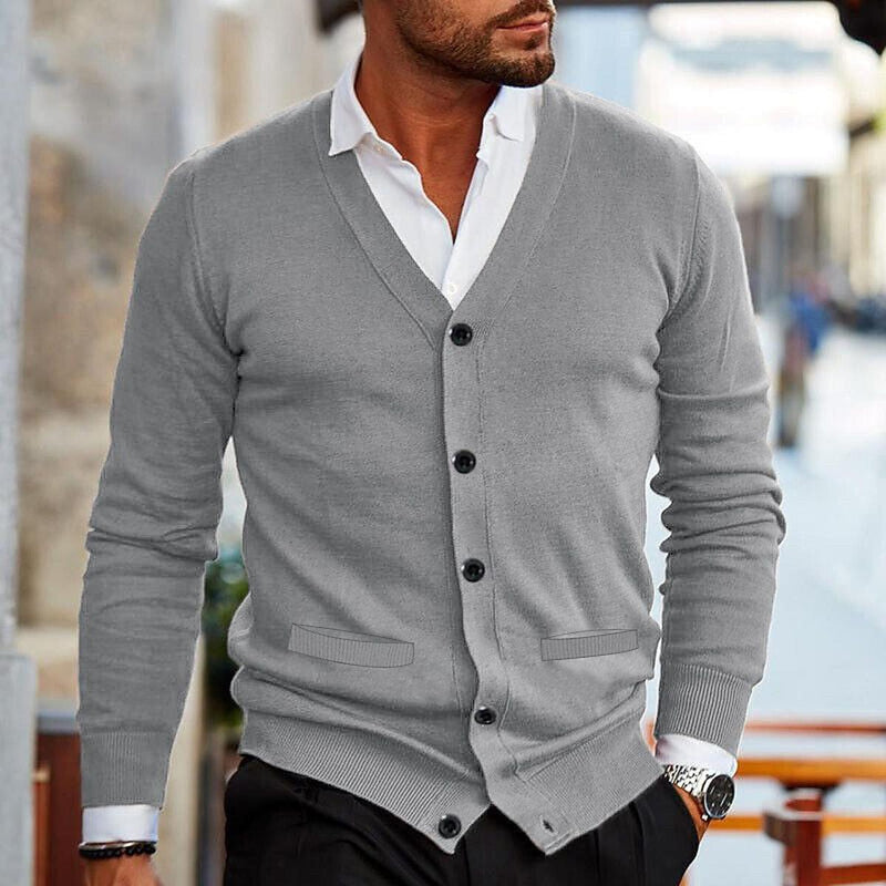 Men&#39;s Casual Buttoned Vest in Soft, Breathable Fabric