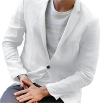 Men&#39;s Casual Linen Blazer for All Occasions