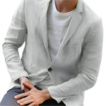Men&#39;s Casual Linen Blazer for All Occasions