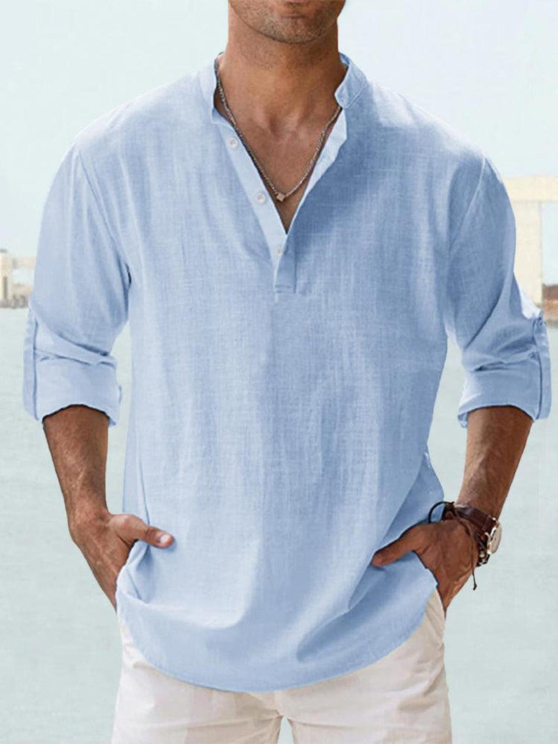 Men&#39;s Casual Summer Cotton Shirt