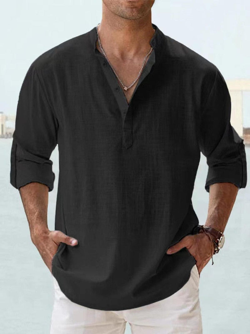 Men&#39;s Casual Summer Cotton Shirt