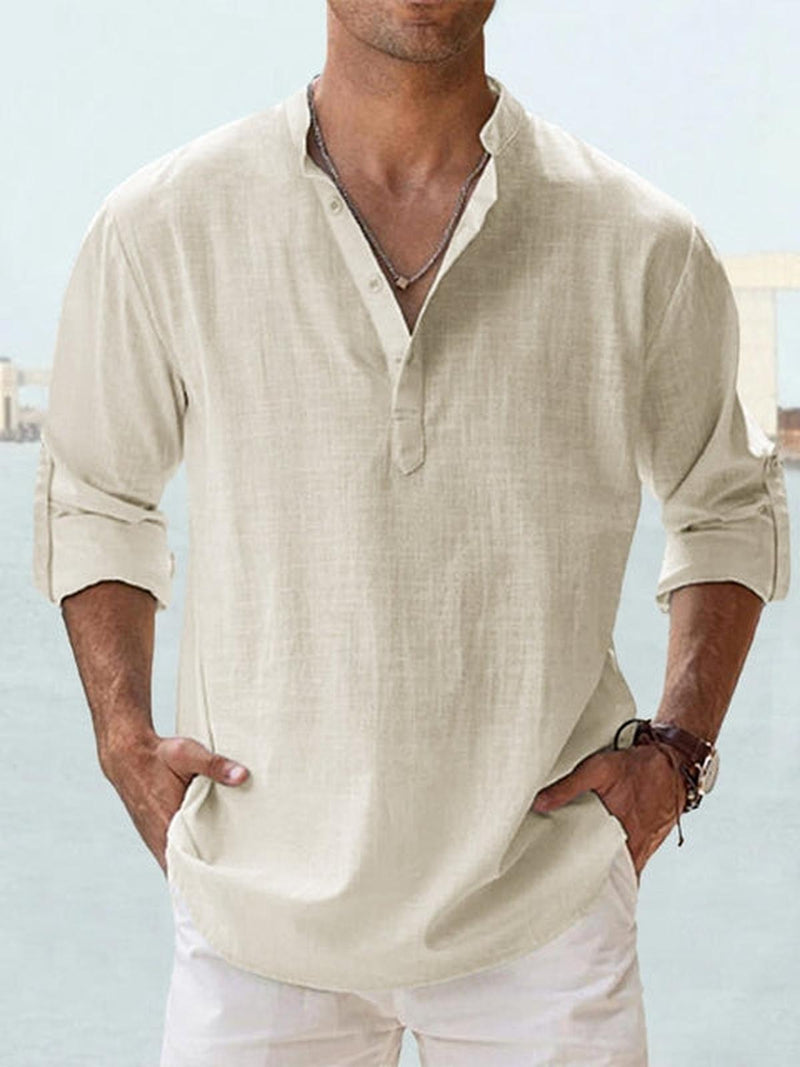 Men&#39;s Casual Summer Cotton Shirt