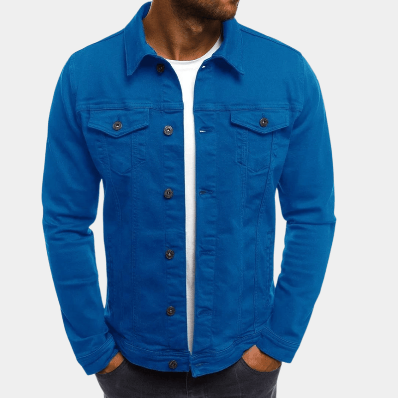 Men&#39;s Classic Cotton Jacket With Tailored Fit
