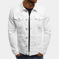 Men&#39;s Classic Cotton Jacket With Tailored Fit