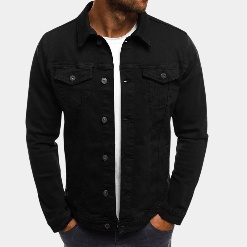 Men&#39;s Classic Cotton Jacket With Tailored Fit