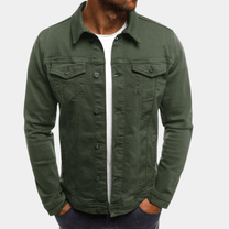 Men&#39;s Classic Cotton Jacket With Tailored Fit