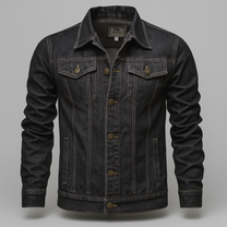 Men&#39;s Classic Denim Trucker Jacket