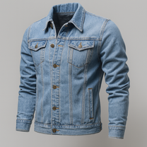 Men&#39;s Classic Denim Trucker Jacket