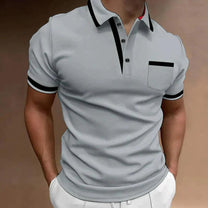 Men&#39;s Classic Fit Polo Shirt Cotton Blend