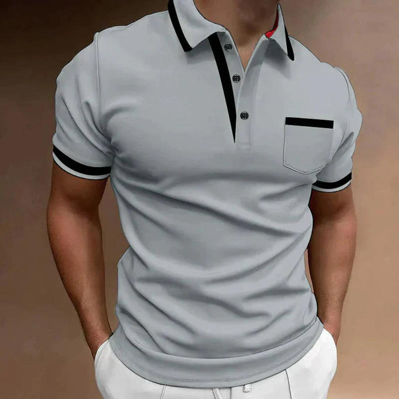Men&#39;s Classic Fit Polo Shirt Cotton Blend