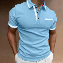 Men&#39;s Classic Fit Polo Shirt Cotton Blend