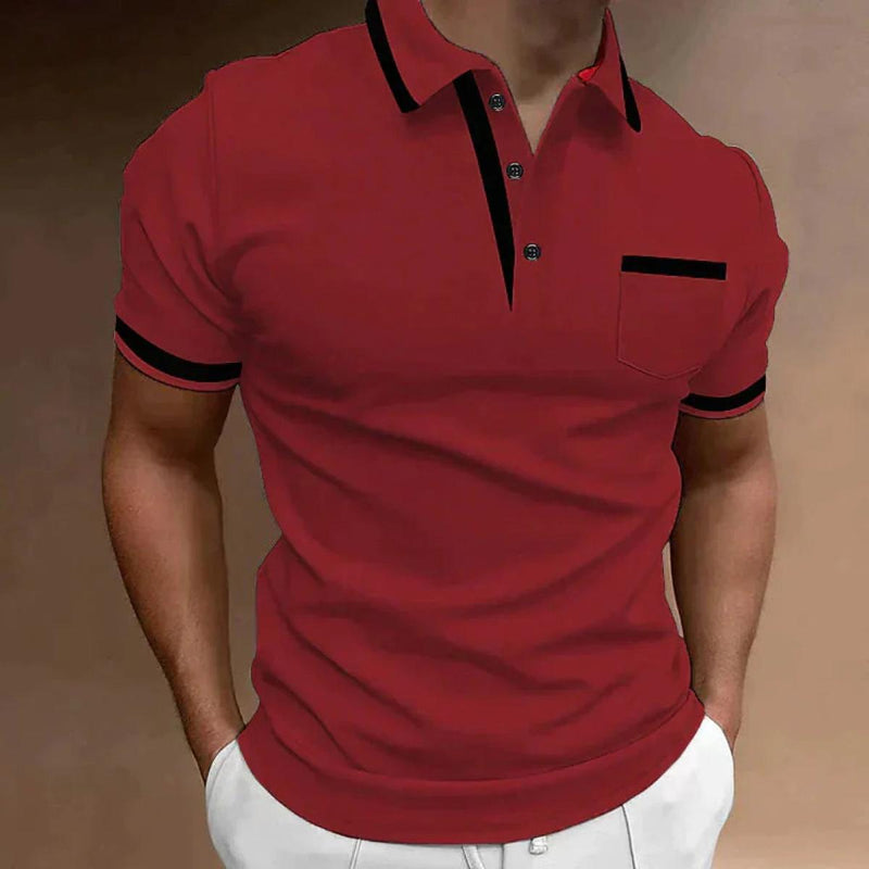 Men&#39;s Classic Fit Polo Shirt Cotton Blend
