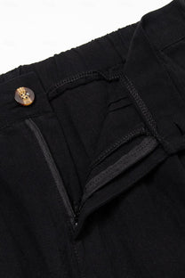 Men&#39;s Classic Linen-Cotton Shorts With Elastic Waistband