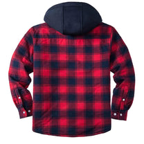 Men&#39;s Classic Plaid Jacket Regular Fit Fall Winter Outerwear